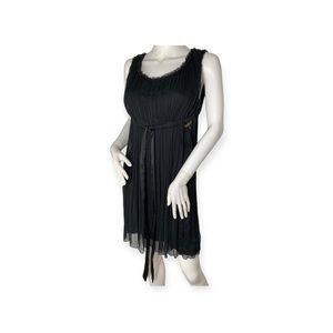 GALLIANO BLACK BABYDOLL DRESS